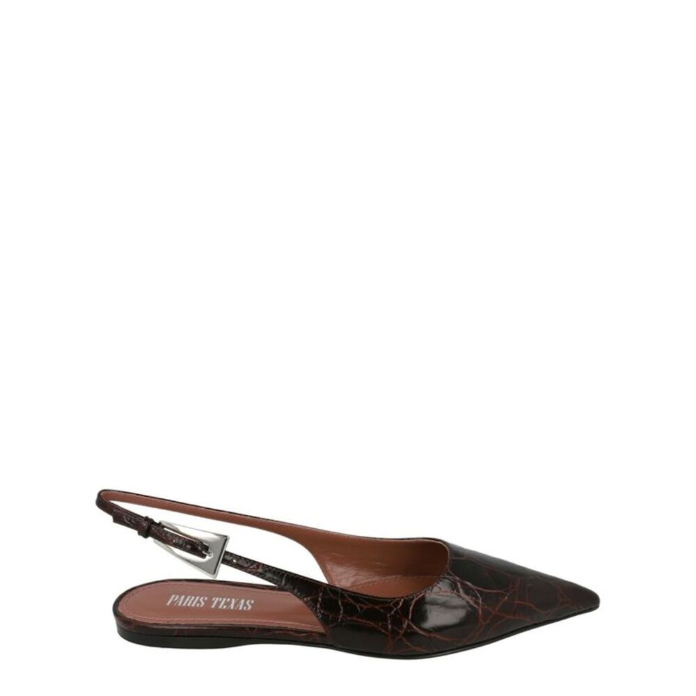 Paris Texas Jessica Slingback Flats Red Womens